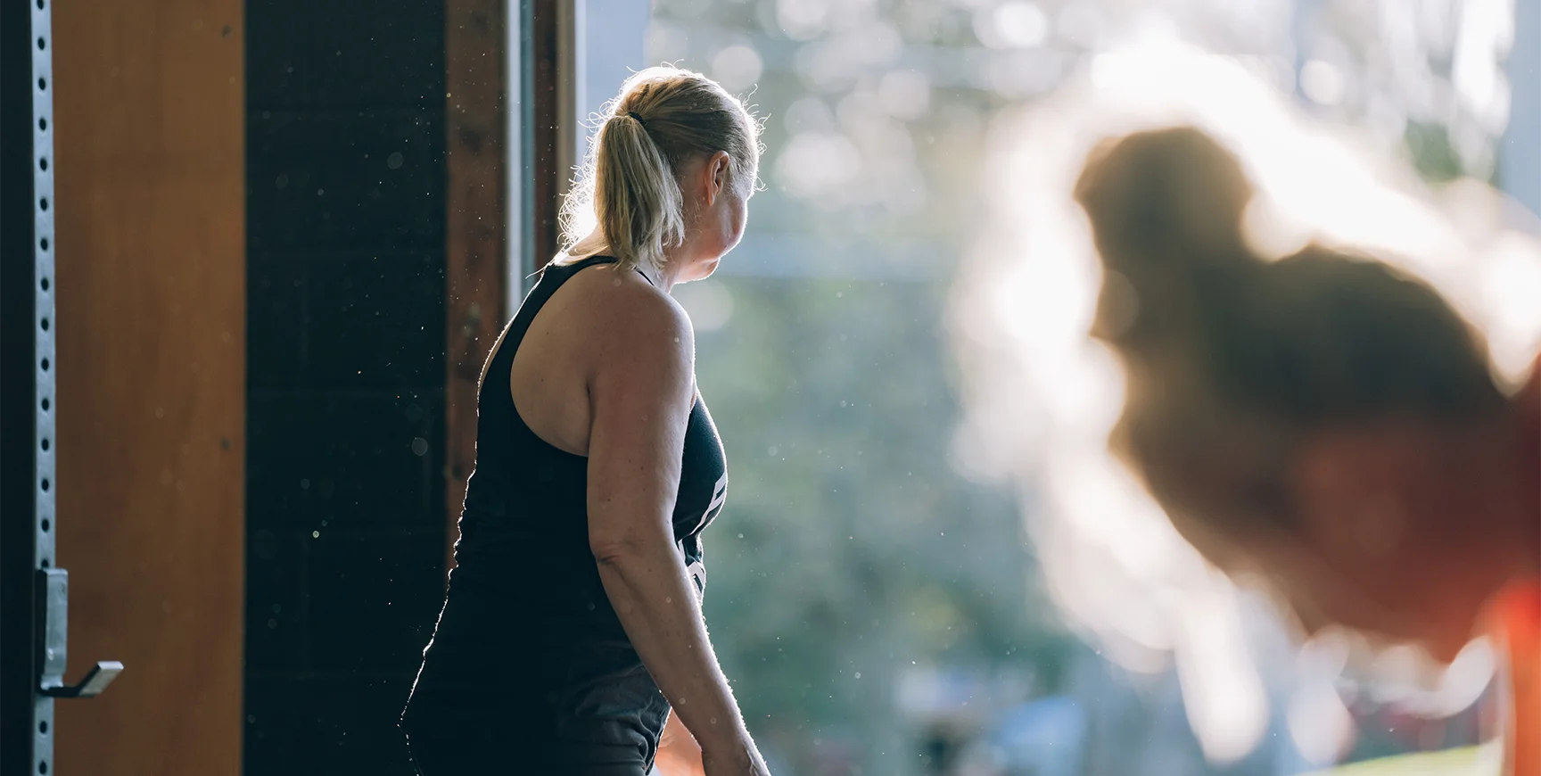 woman training at the best gym in town